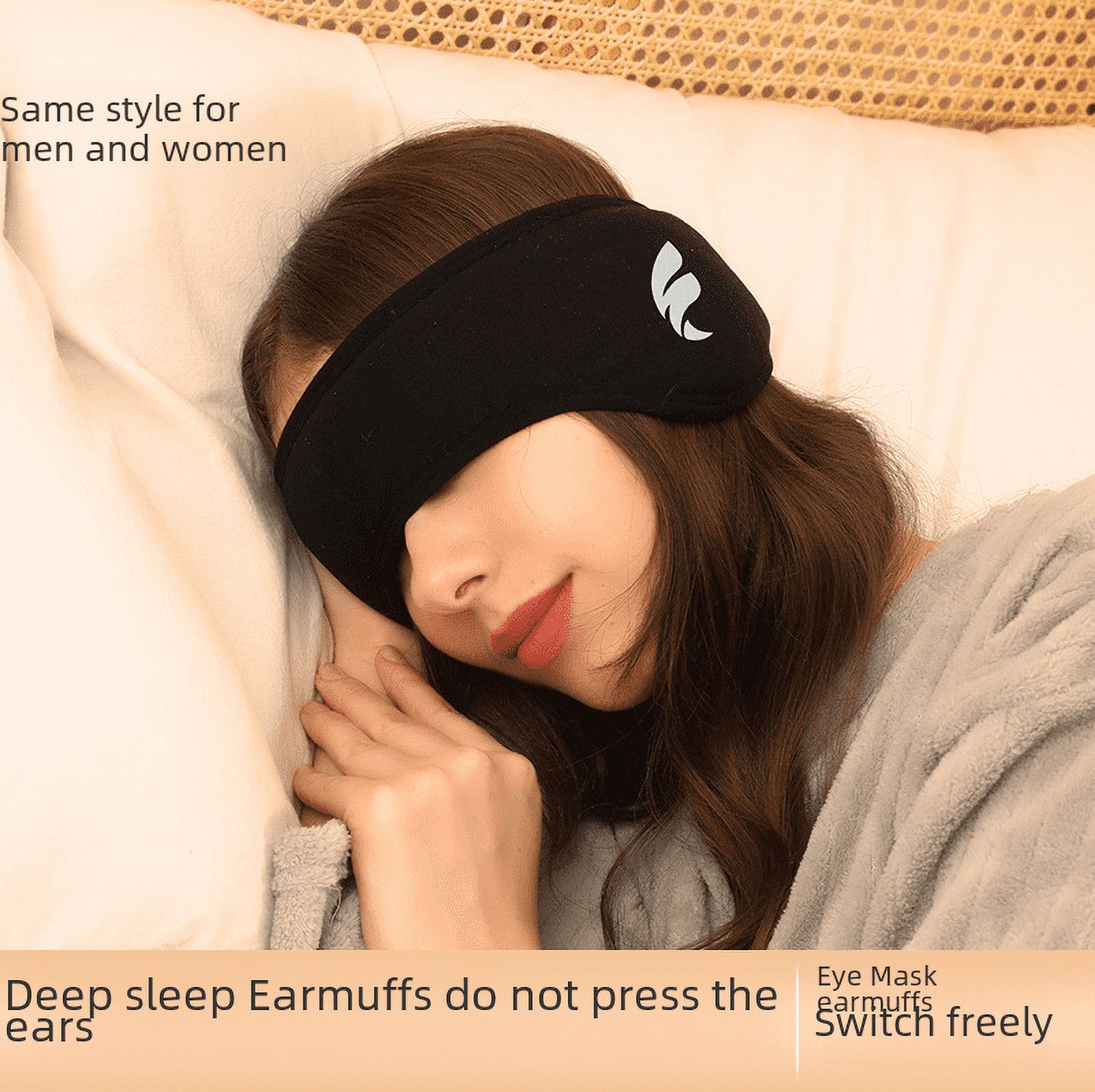 Sound insulation earmuffs for men and women sleep mute dormitory students sleep noise reduction anti-noise earmuffs
